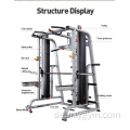 Fitnesstrainer -Gewichtsstapel Pull Up Squat Rack